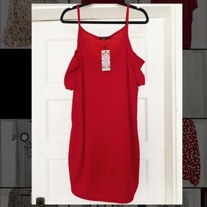 Boohoo Cold Shoulder Dress